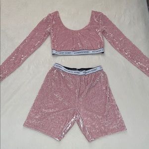 Victoria’s Secret PINK Velvet set